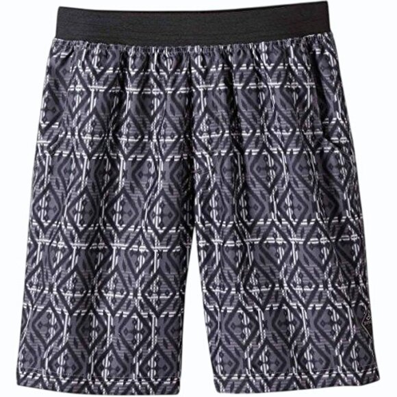 Prana Mojo Performance Athletic Shorts Mens XXL‎ Quick Dry Mixology Gravel Gray - Picture 1 of 9